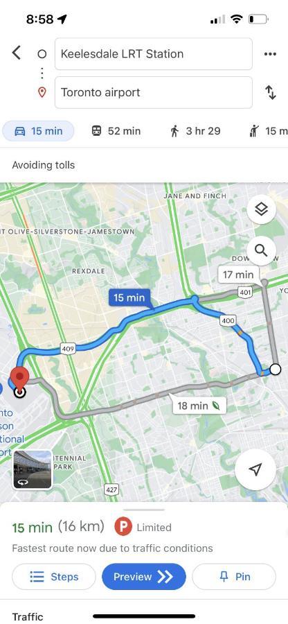 מלון 2B With Parking, 10Km To Toronto Downtown מראה חיצוני תמונה